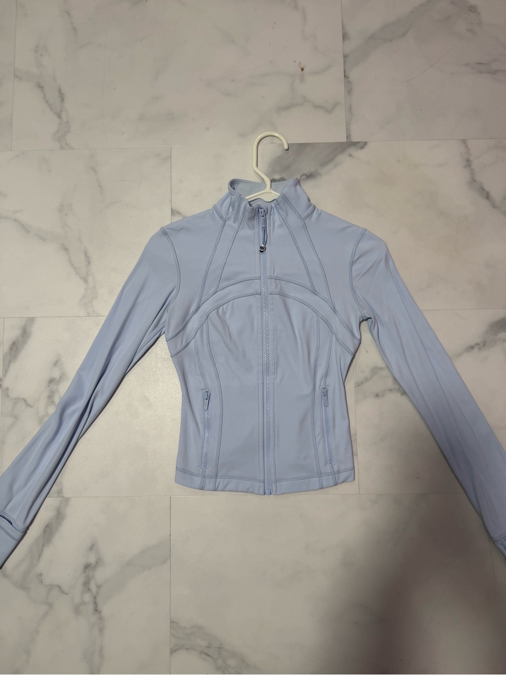 lululemon athletica Pale Blue cropped define jacket
